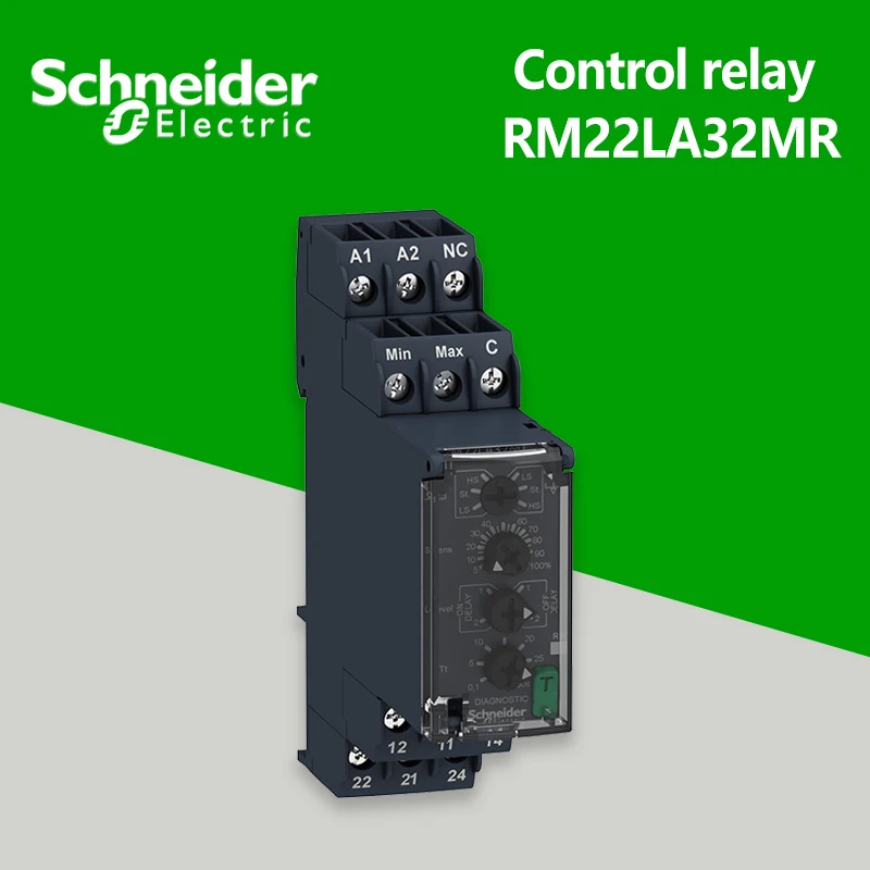 Level Control Relay RM22LA32MR Measuring Range 250Ohm-1MOhm 24-240VAC/DC-2 C/O