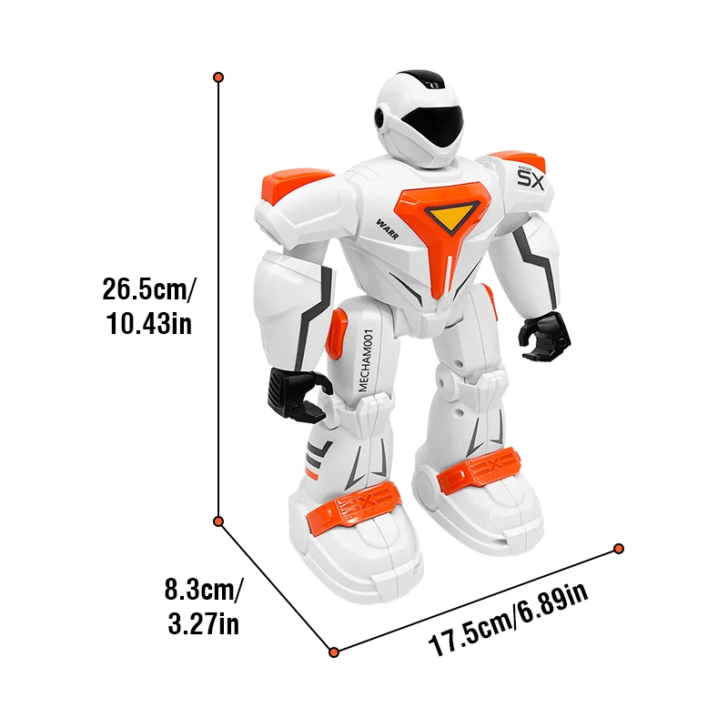 G26 Rc 로봇 배틀 댄싱 로봇 장난감, 리모컨 로봇 2.4G 휴머노이드 제스처 감지 로봇 조이스틱 장난감, 어린이 선물