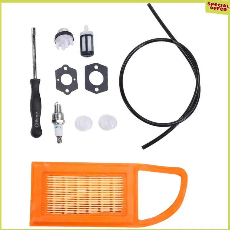 Kit de filtro a34r br600 br550 para br600 br700 br500 peças de soprador de folhas de mochila para C1Q-S183 4282 120 0606 0607