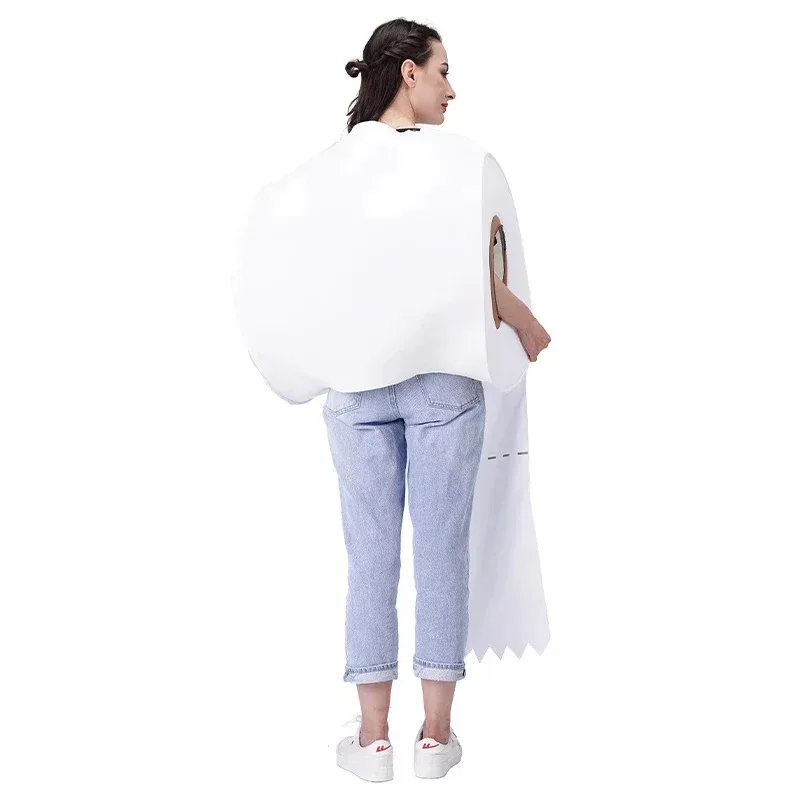 

Косплей Аниме Белый Рулон Бумаги Костюм Туалетной Бумаги для Взрослых Костюм Пурим Ролевая Игра Туника Забавный Комбинезон Мужчины Женщины Платье 72-я