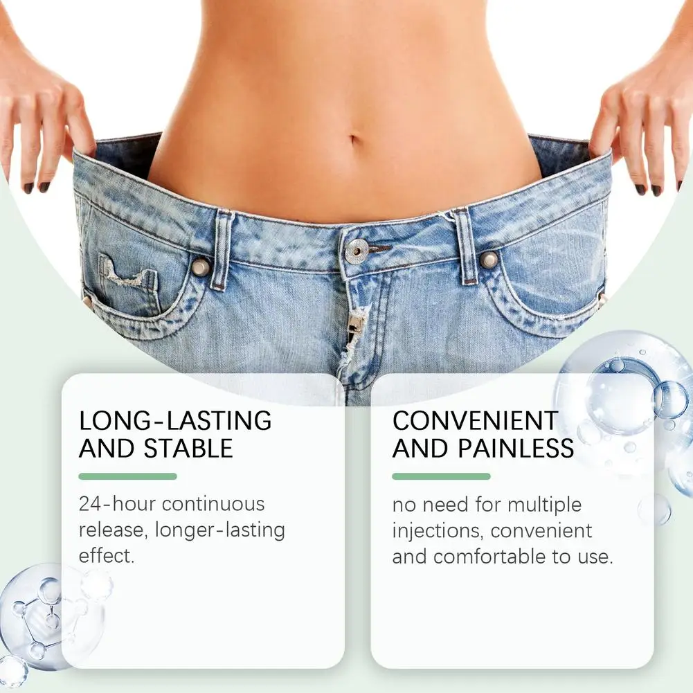 Nano Micro Naaldpleisters, GLP GLP-1 Microneedle Pleisters, Verstevigende Lijn Verbetering Huidverzorging Patch (4 stuks/1 doos)