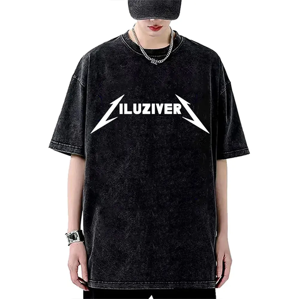 

Rapper Lil Uzi Vert Luv Is Rage 2 2025 Vintage Washed T-shirt Men Women Hip Hop Fashion Pop Music Tshirt Male Oversized T Shirt