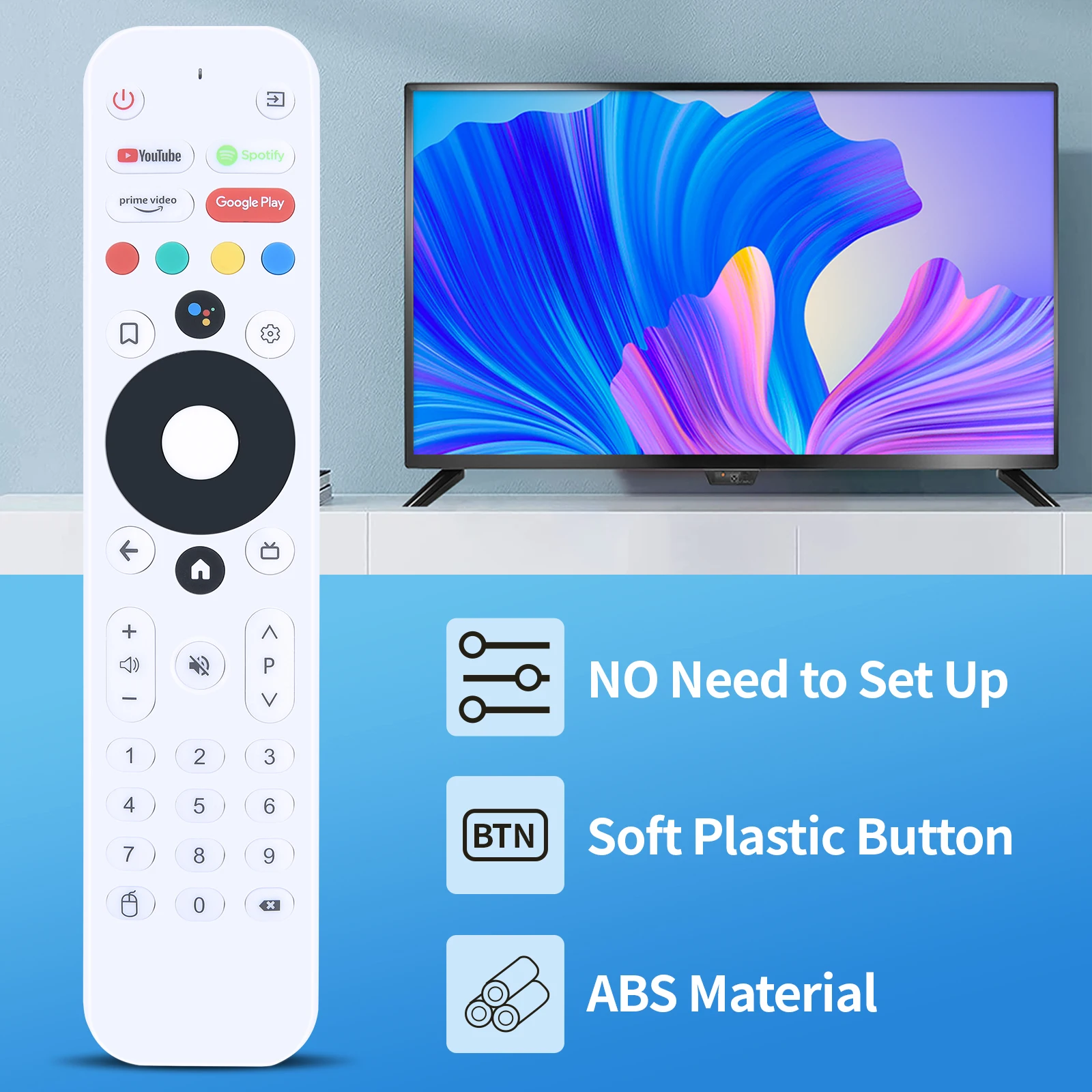 Remote control for MECOOL HomePlus KA1 Hybrid DVB T2 android 11 smart set top box