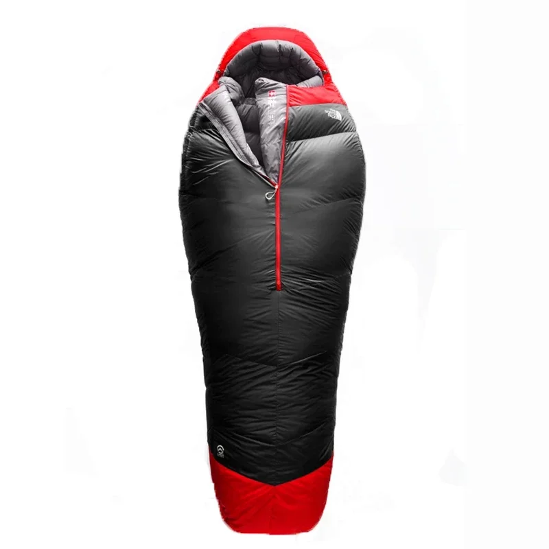 

Winter Portable Sleeping Bag 80% Filled Goose Down Thicken Mummy Windproof Warm Down Sleeping Bag Ultralight Camping