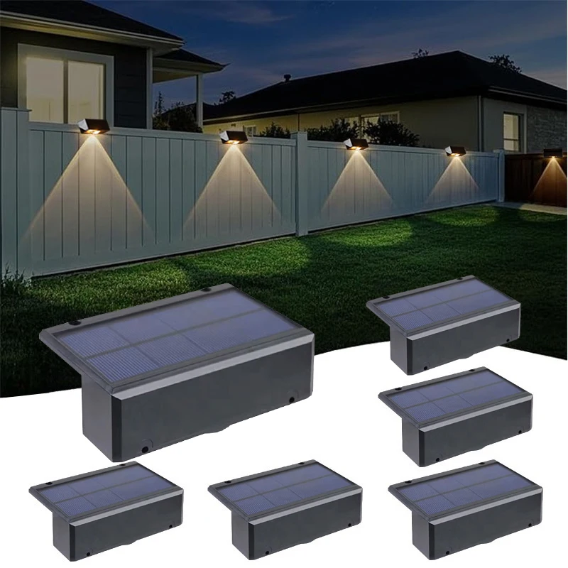

Solar Wall Lights Fence Lights IP65 Decorative Garden Lights Outdoor Wall Lights Solar Lights Decorative Balconies and Terraces