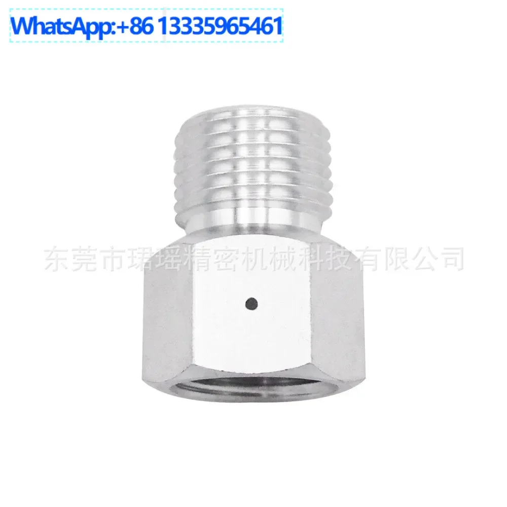 

10Pcs CO2 tank to standard regulator CGA320 G1/2-14 regulator valve adapter