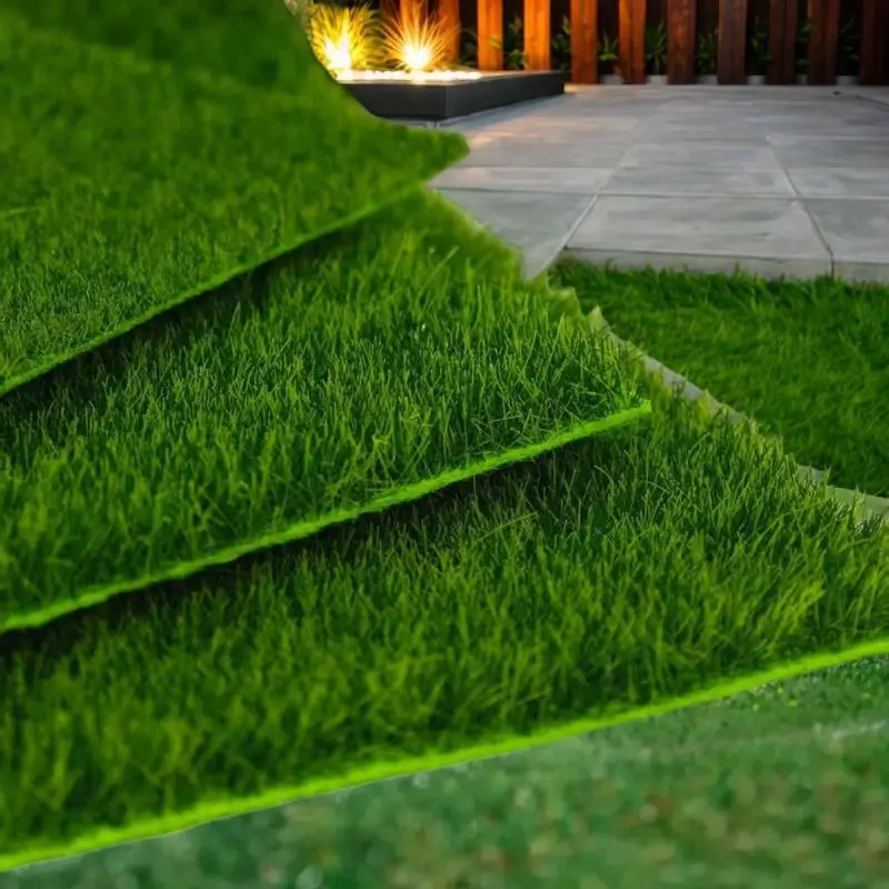 1/2PCS DIY Project Model Scene Railway Layout Accessories 15/30cm Square Grass Mat 3mm 5mm 8mm Thick Artificial Lawn Carpet