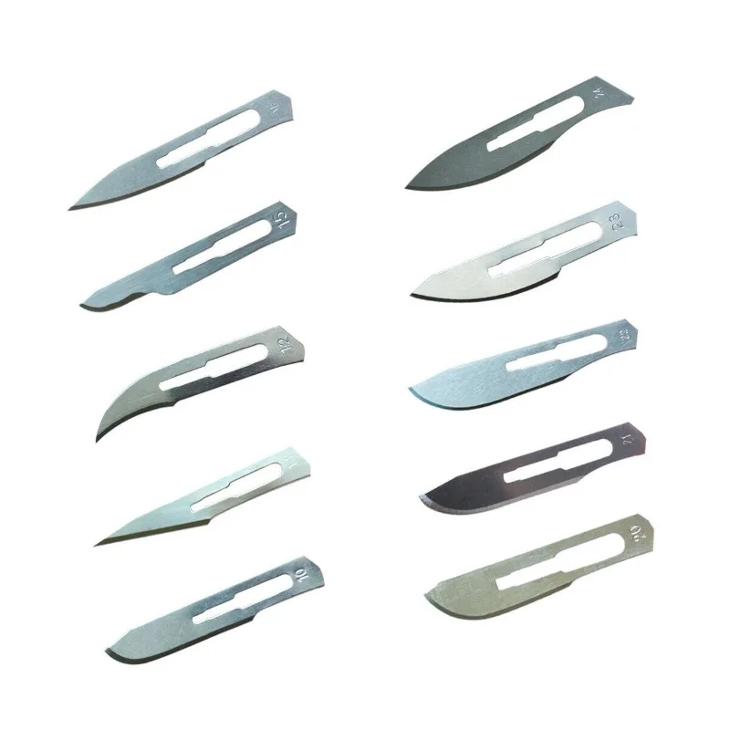 300Pcs Scalpel Blades 10# ,11#,12#,15#,20#,21# For Dental/Tataoo medical Stainless Steel Surgical Blade