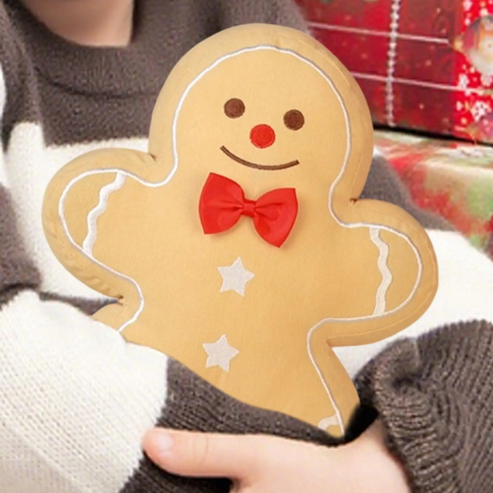 

Рождественские мягкие игрушки Колобок Домик Мягкая кукла Рождественская плюшевая кукла Мягкие игрушки для спальни Гостиная Детская