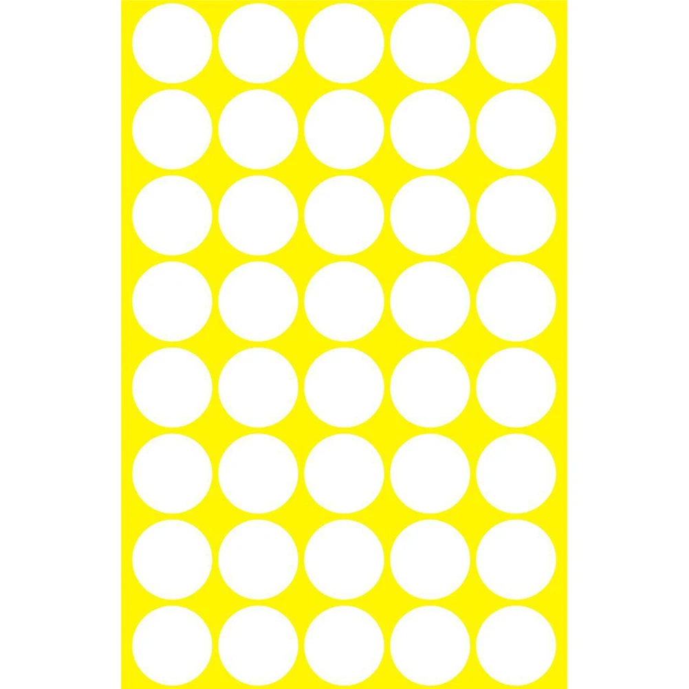 

Colorful Dot Stickers 30 Sheets Custom Blank Adhesive Labels for Office Round Markers Folder Organization