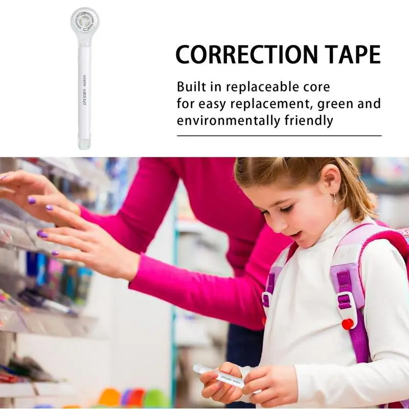 Correction Tape Cute Easy To Use Applicator For Instant Corrections Stationery Set For Students Transparent Corrective Tapes