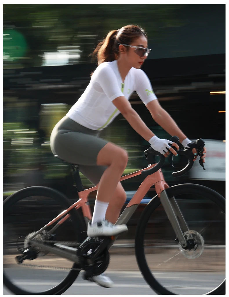 INBIKE 2025 Damen-Radtrikot, kurzärmelig, Mountainbike-Oberteil, Hemd für Damen, besonders atmungsaktiv, Fahrrad- und Fahrradbekleidung – Detail 16