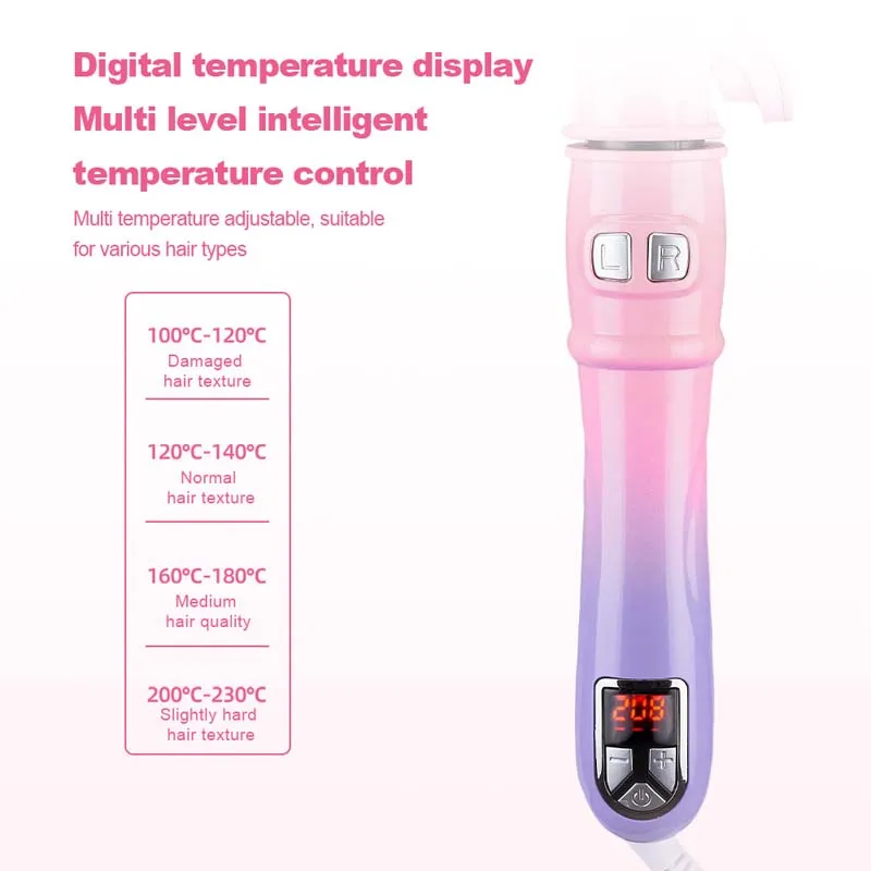 Fully Automatic Rotating Electric Hair Curling Iron Big Wave Hairstyle Styling Tool