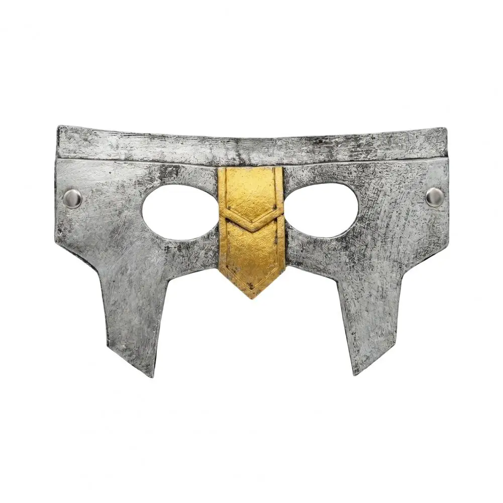 

Halloween Medieval Armor Mask,Vintage Helmet Style Masquerade Prop for Comic Con Halloween Party Samurai Cosplay