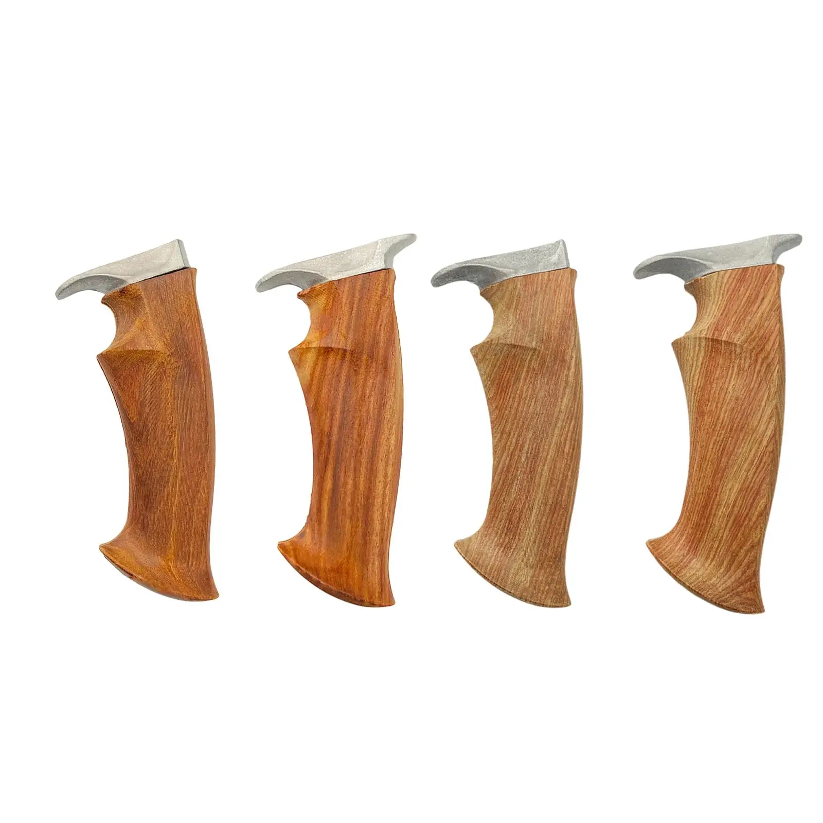 Ergonomic Wooden Knife Handle Scales Kitchen Knife Repair Material for Organizer Knives Facility