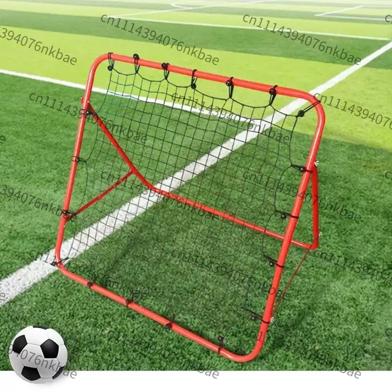 Movable Football Rebound Goal, Elastic Training Door, Adjustable Passing Shooting Auxiliary Trainer for Home Football Training