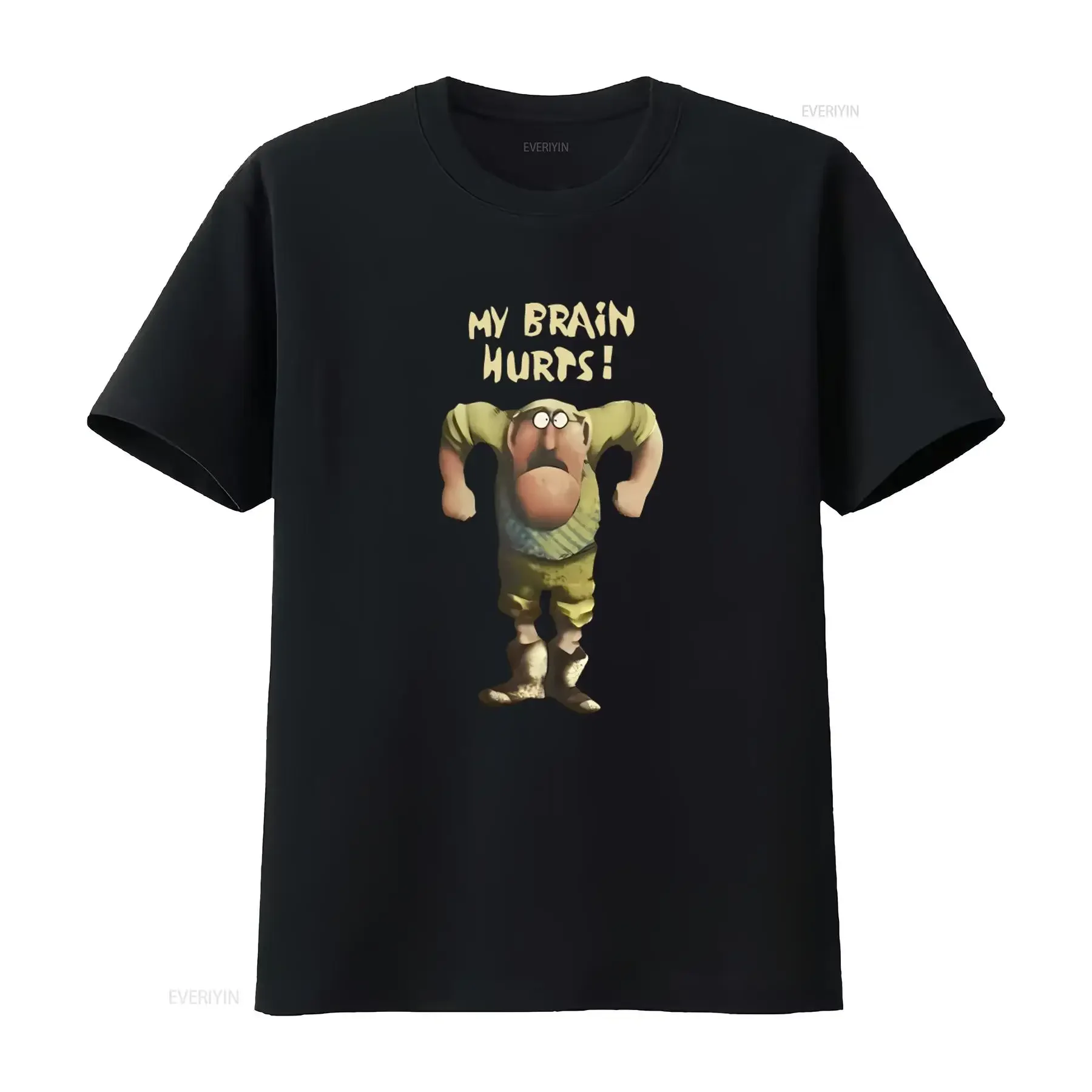 Vintage Monty Python Flying Circus My Brain Hurts T Shirt Big Bold Design Size L vintage Washed Soft Stylish Breathable graphic