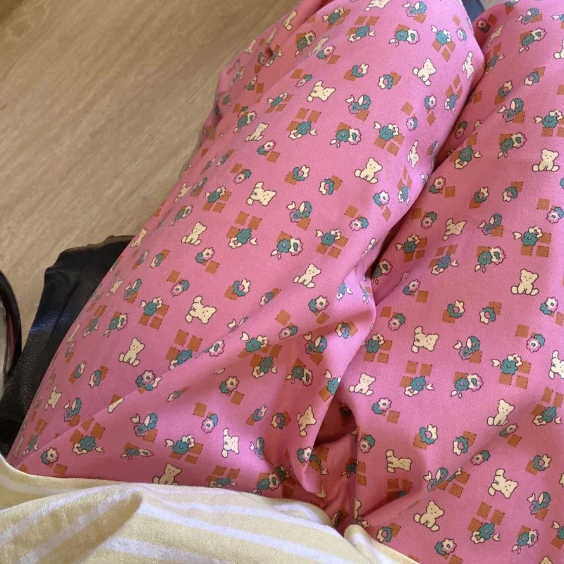 Calça de pijama kawaii feminina, fofa e doce para casa, feminina, japonês, primavera, verão, novo, 2022