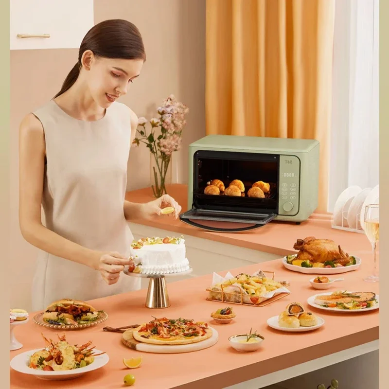 Horno eléctrico para hornear en casa, Mini Horno multifuncional para Pizza, L de capacidad de 40 electrodomésticos de cocina, nuevo
