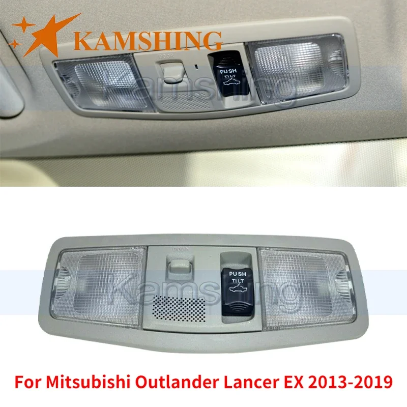 Kamshing Car Inner Dome Ceiling Light For Mitsubishi Outlander Lancer EX 2013-2019 Reading light Roof Lamp Dome Light switch