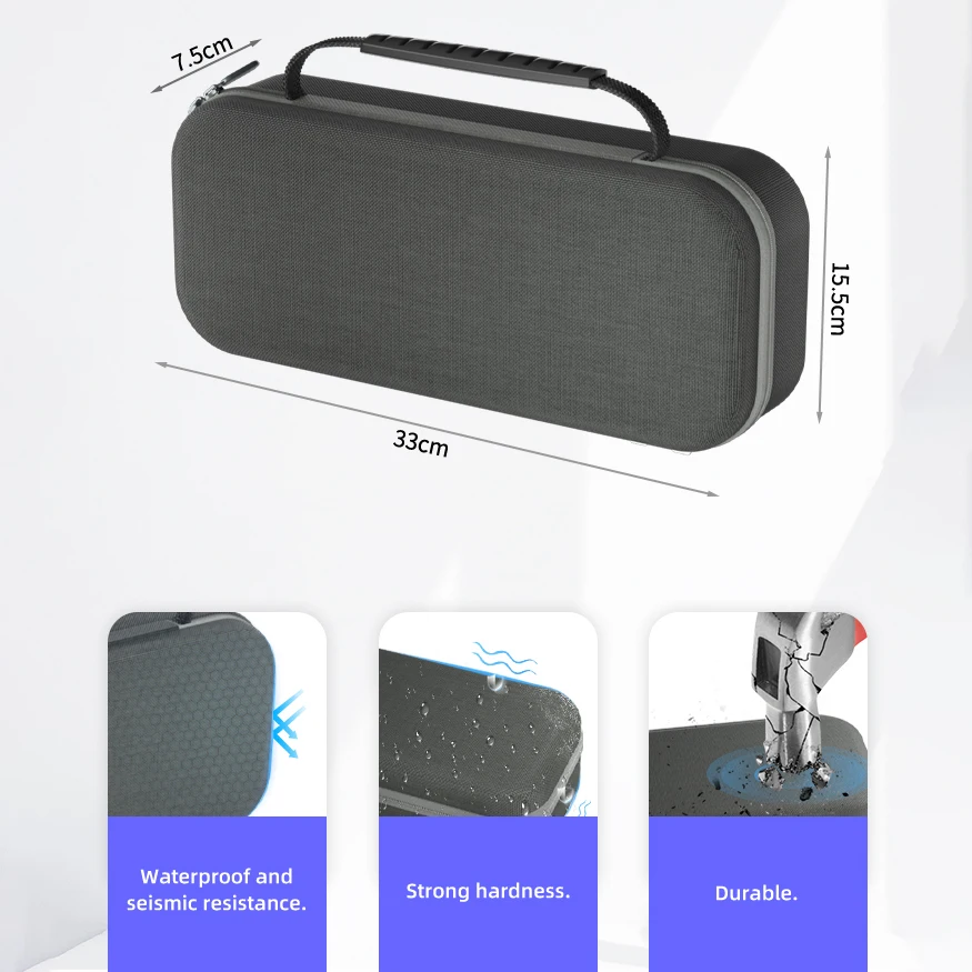 Portable Case Bag for PS Portal Case EVA Hard Carry Storage Bag For Sony PlayStation 5 Portal Handheld Game Console Accessories image 6