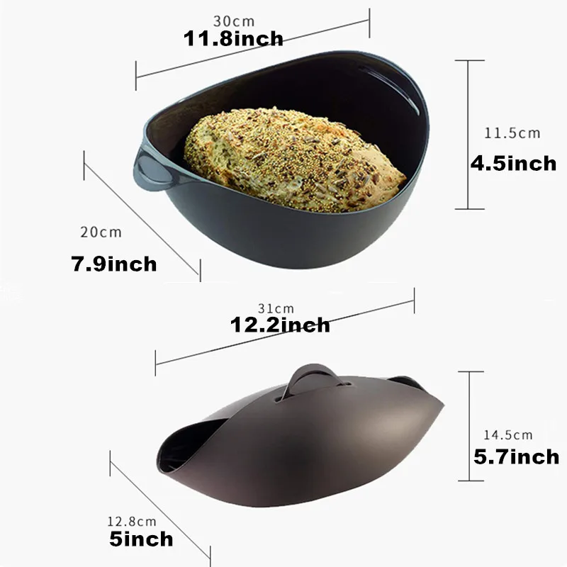 Creative Silicone Toaster Silicone Bread Maker Steamer Bread Baking Pan Household Kitchen Baking Tools 1Piece