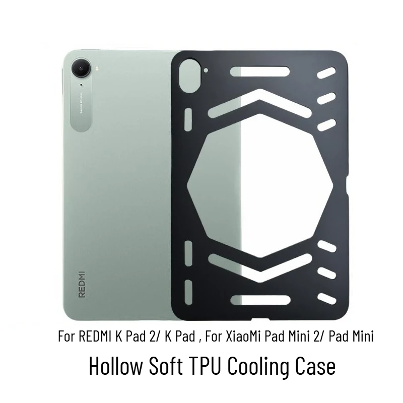 Soft TPU Case for Redmi K Pad 2 / K Pad Case 8.8 Inch Hollow Heat Dissipation Gaming Tablet Cover for Xiaomi Pad Mini 1 / 2 8.8