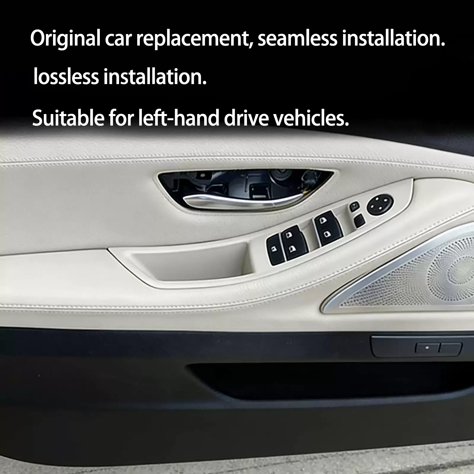 For BMW 5 Series F10 F11 Left Driver Side Leather Interior Armrest Assembly Replacement for 520i 523i 525i 528i 535