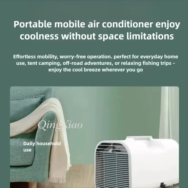 Mini Cooler Personal Cooling Fan Dual Use Car Camping Tent Air Conditioner Desktop Small Cooling Fan for Home Indoor Outdoor