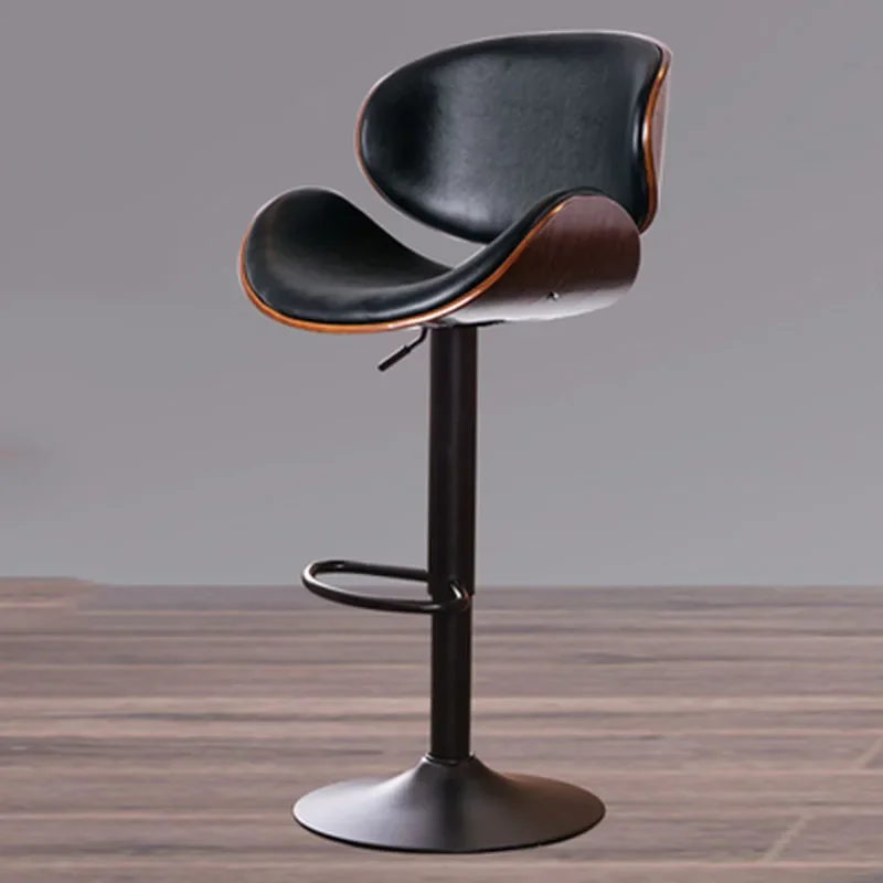 

reception Bar chair modern Minimalist high stool bar coffee shop milk tea shop chair front silla nordica design furniture HY