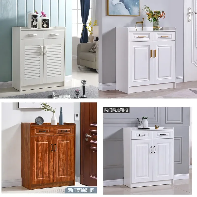 For Modern Simple Door Shoe Cabinet Space Saving Entrance Foyer Balcony Storage Multifunctional Furniture