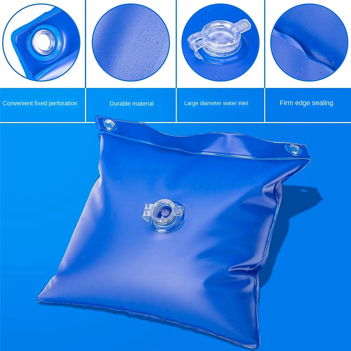 

8 Pack Wall Bags for Above Ground Pool, Heavy Duty Pool Water Bag Pool Cover Weights Pool Closing Winterizing Kit