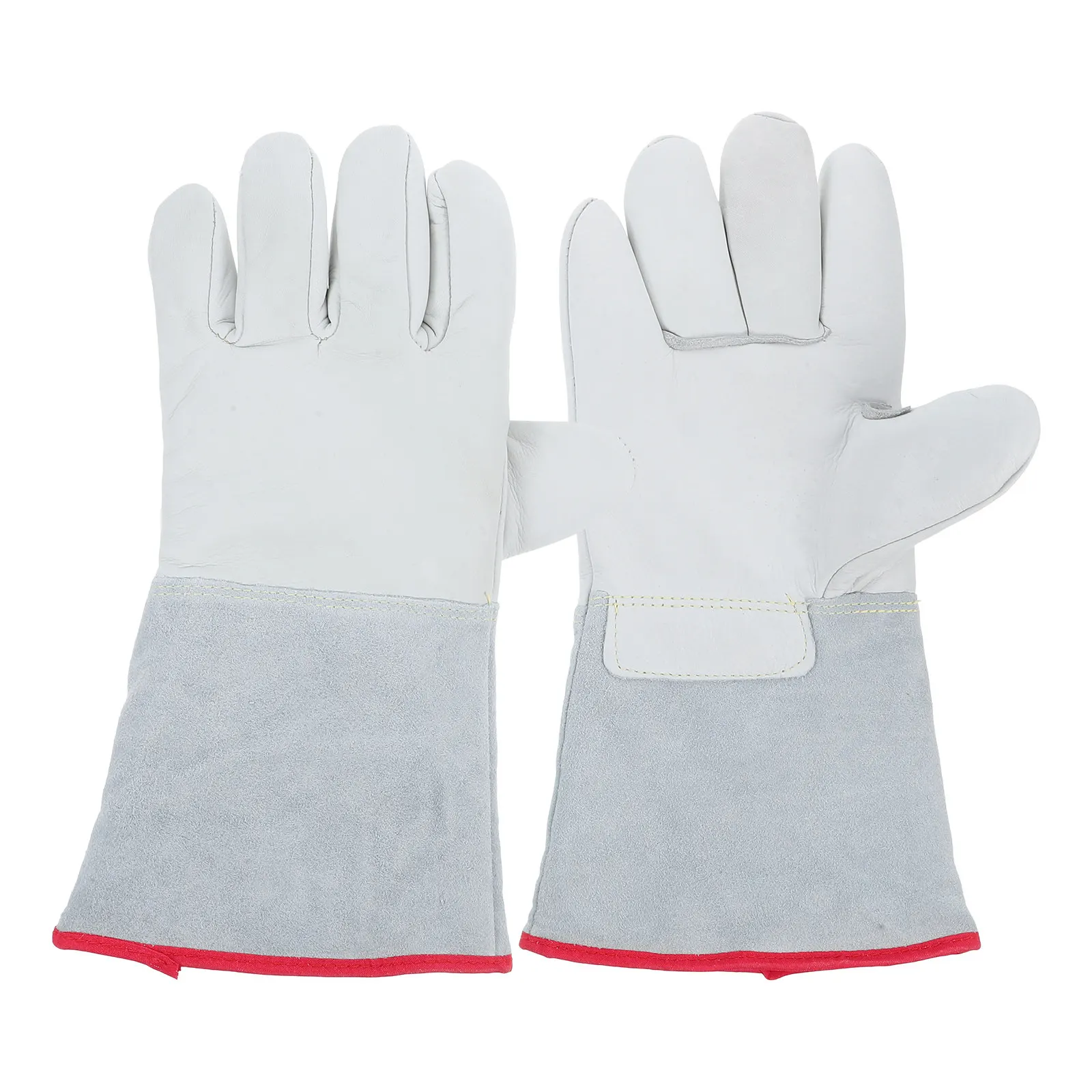 1Pair Insulated Cowhide Waterproof Gloves Frost Resistant for Cold Storage Lng Facilities Lab Safety Winter Work Gloves Men