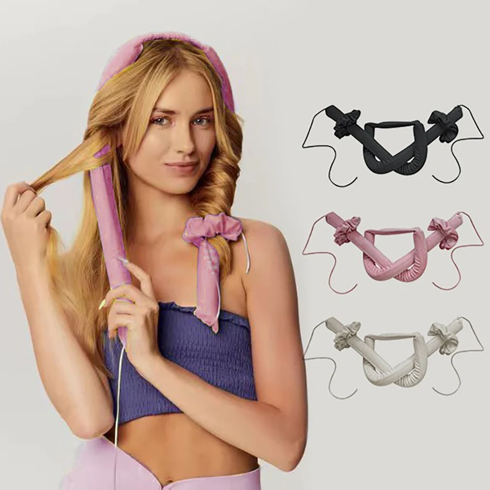 

3Pcs Heatless Curling Rod for Women Heatless Hair Curls Headband Make Hair Soft Shiny Hair Curler Hairdressing Tools Accessories