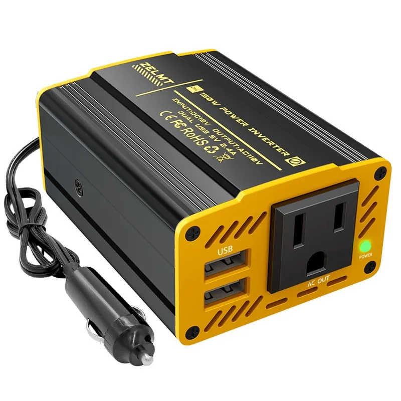 Suitable for mini DC12V to AC110V power converter 150W car inverter
