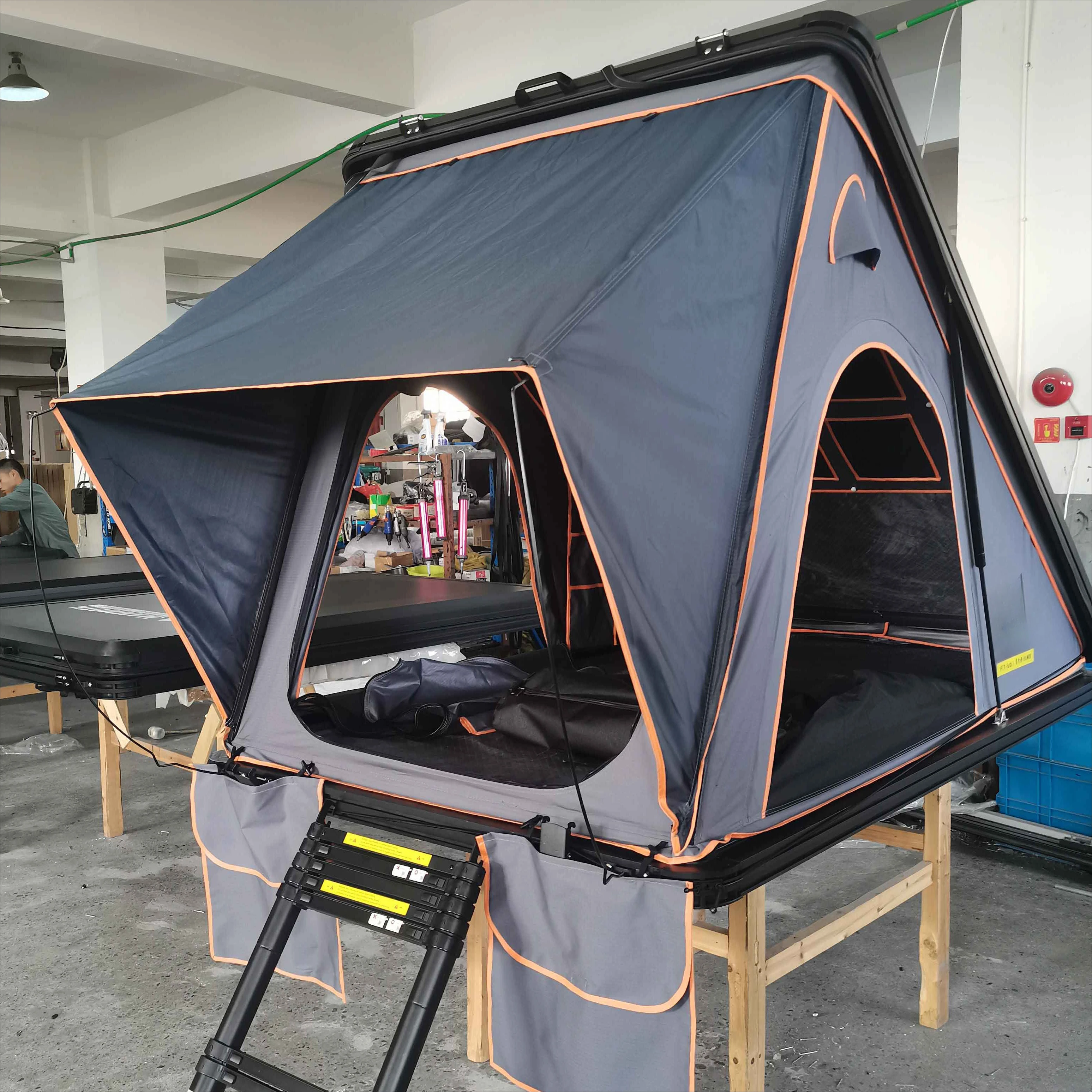 

Large 4WD Offroad Car Camping Roof Top Tent Automatic Aluminum Pole Build From Factory Direct Shipmentcustom
