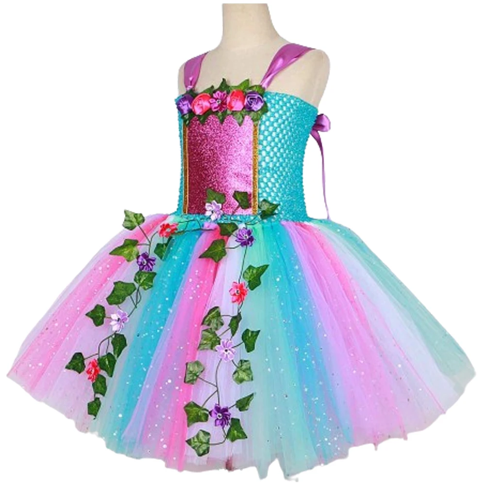 Wholesale Forest Butterfly Fairy Cosplay Child Girls Role Play Tutu Dress Shool Stage Costume Kids Roleplay Fantasy Party Cloth