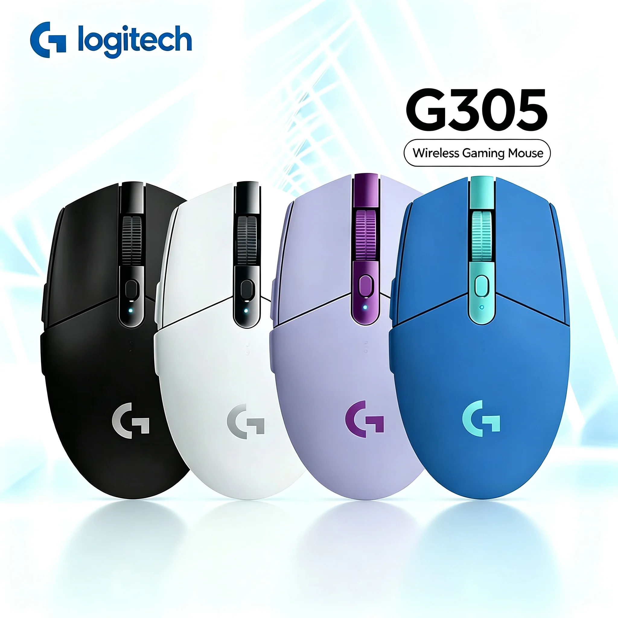 Logitech G305 Wireless Gaming Mouse HERO Sensor Max 12000 DPI 2.4G Wireless Mice For Gaming And Daily Office Operation