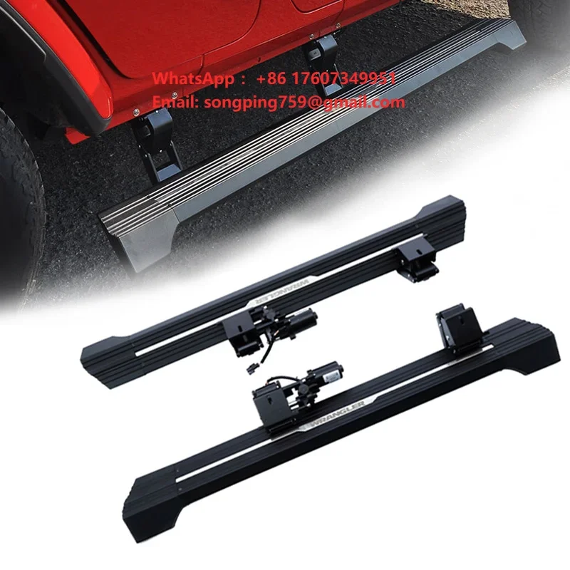 High Quality Waterproof Car Electric Running Board Electric Side Step for Jeep Wrangler JL JK Gladiator