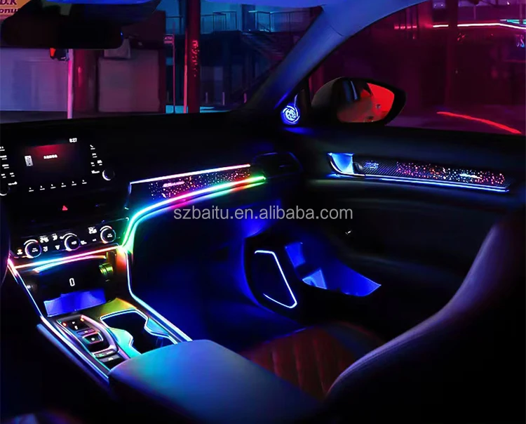 

Автомобильное окружающее освещение Accord, комплект светодиодных внутренних атмосферных огней автомобиля для Honda Accord, окружающее освещение