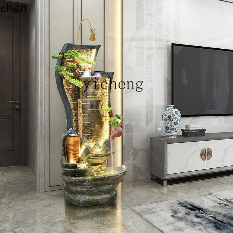 ZML Chinese rockery flowing water fountain home landscaping ornament floor water feature decoration