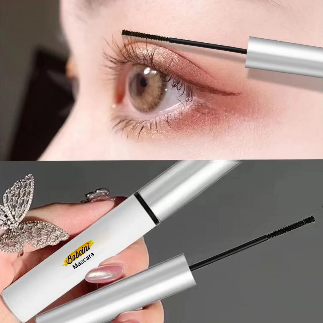 【ナチュラルまつげスタイリングプライマー】カール型のウォータープルーフ、濃密でにじみにくいマスカラ