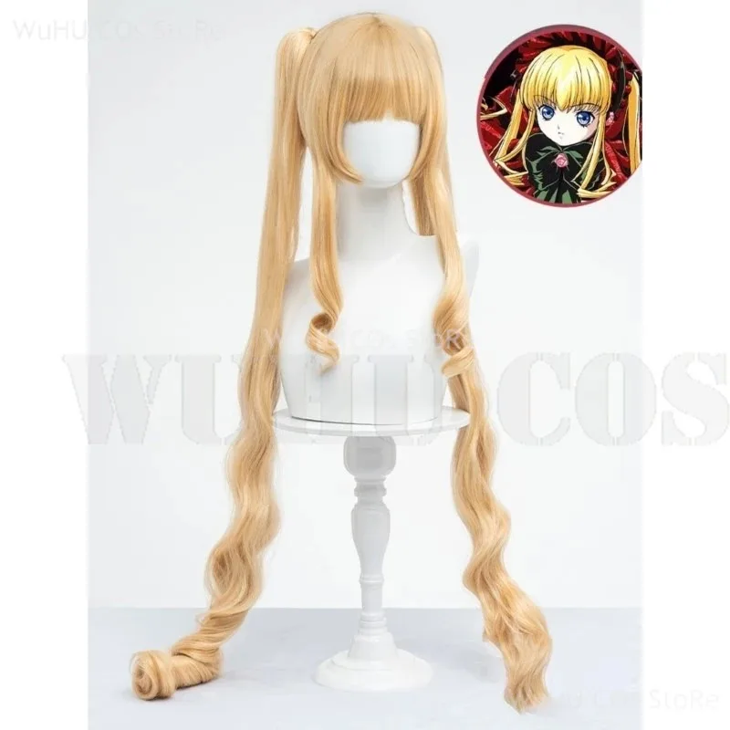 

CyShin Ku Reiner Rubin Косплей Парик Rozen Maiden Золотые Длинные Волнистые 100 см Синтетические Волосы Тепловые Головные Уборы Хэллоуин Ролевая Игра Вечеринка