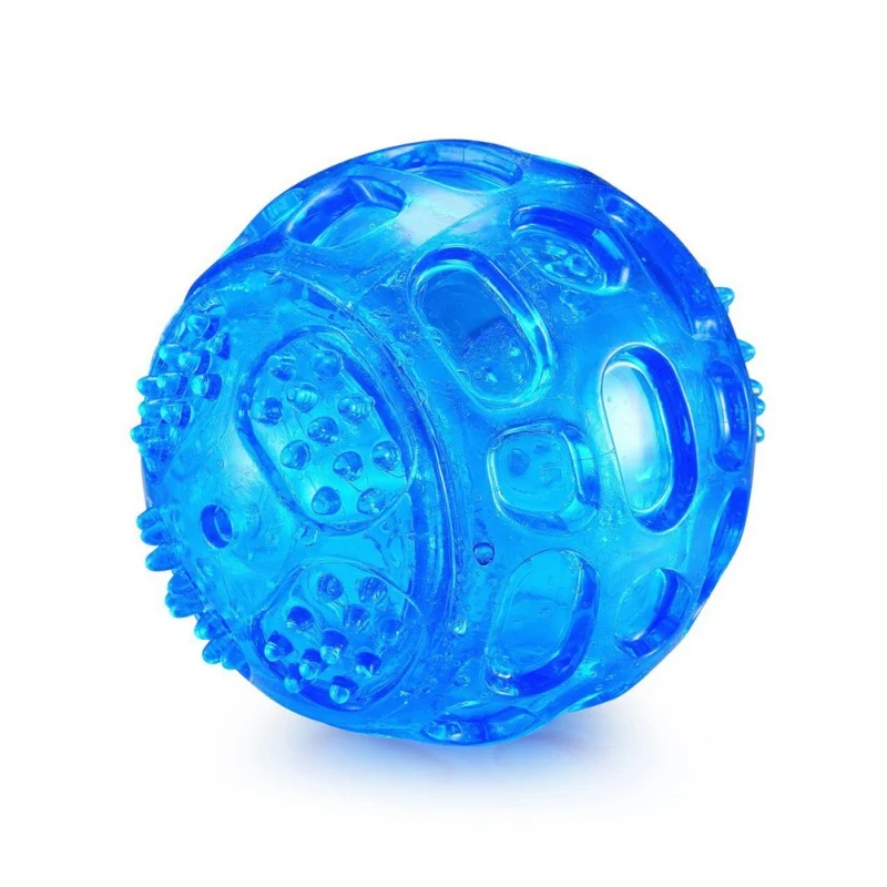 Squeaky Dog Ball Toys Puppy Chew Toys for Teething Rubber Dog Balls for Medium Small Dogs Durable Dog Toys