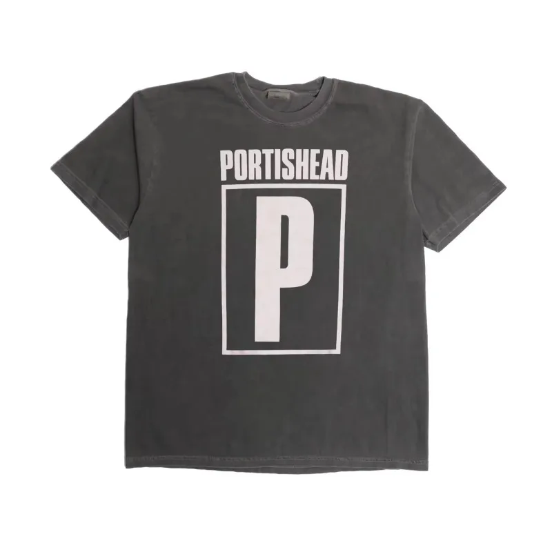 Portishead Tee Summer Unisex All Season Men's T-shirt Black Comfortable Casual Round Neck T-shirt