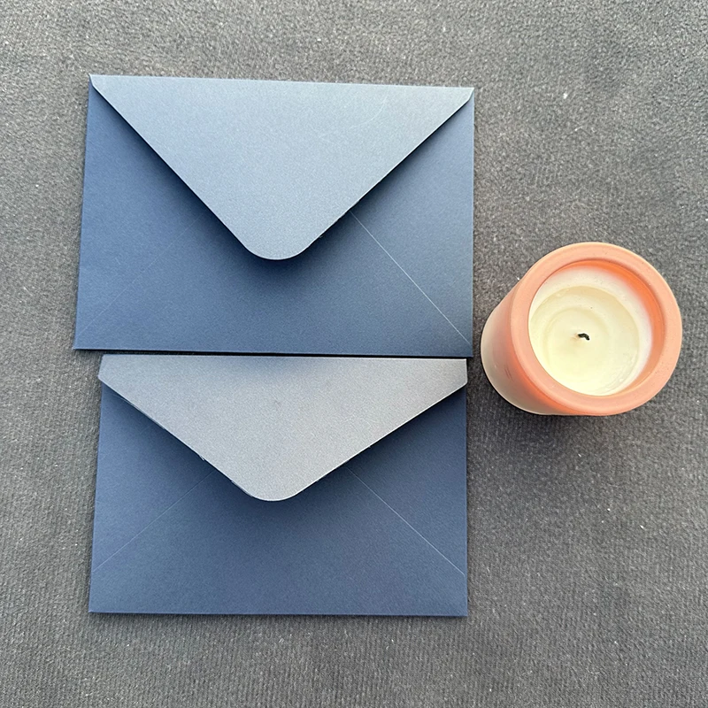 10pcs/lot Blue Thickened Matte Envelope 250g Kraft High-grade Envelopes for Wedding Invitation Business Postcard Gift Packing