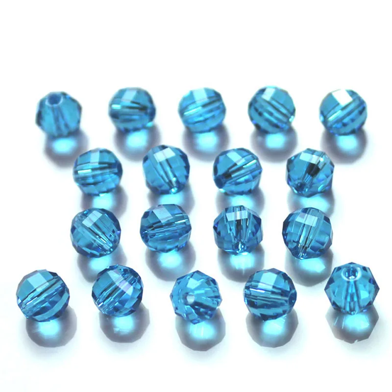 

AAA Quality 6MM 100pcs Brilliant Round Shape Facet Austrian Crystal Loose Beads Ball Supply Bracelet DIY Jewelry Making