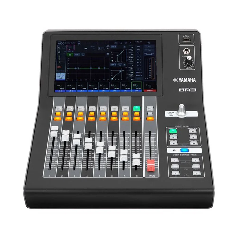 

DM3S Digital Console 16-Channel 9 Motorized Faders Audio Sound Equipment Music System Digital Mixer