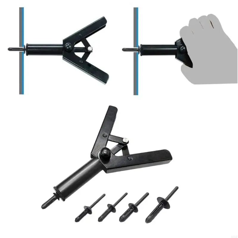 Professional 41pc Plastic Riveter Set For Home And Workshop Fastening Tasks A0KF