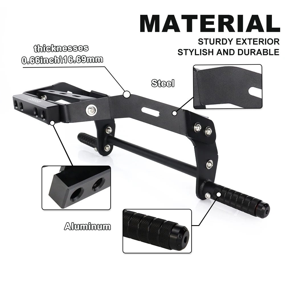 

Sub Cage with Stunt Pegs and Scrape Bar Motorcycle Steel Rear Footrests Subcage and 12 bar Fit For navi 2022 2023 2024 2025